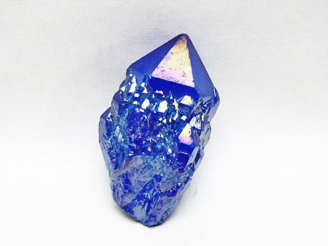 オーラ水晶 オーラクリスタル カテドラルライブラリー 原石 (ブルー)[T693-5360]