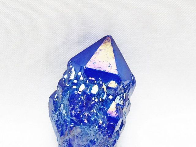オーラ水晶 オーラクリスタル カテドラルライブラリー 原石 (ブルー)[T693-5360]