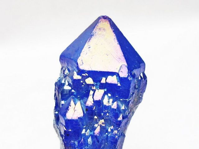 オーラ水晶 オーラクリスタル カテドラルライブラリー 原石 (ブルー)[T693-5360]