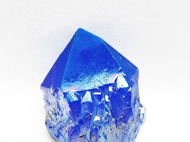 オーラ水晶 オーラクリスタル カテドラルライブラリー 原石 (ブルー)[T693-5364]