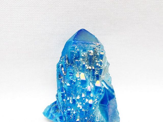 オーラ水晶 オーラクリスタル カテドラルライブラリー 原石 (アクア) [t693-5744]