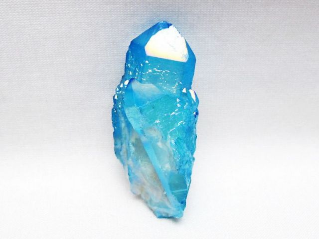 オーラ水晶 オーラクリスタル カテドラルライブラリー 原石 (アクア) [t693-5750]