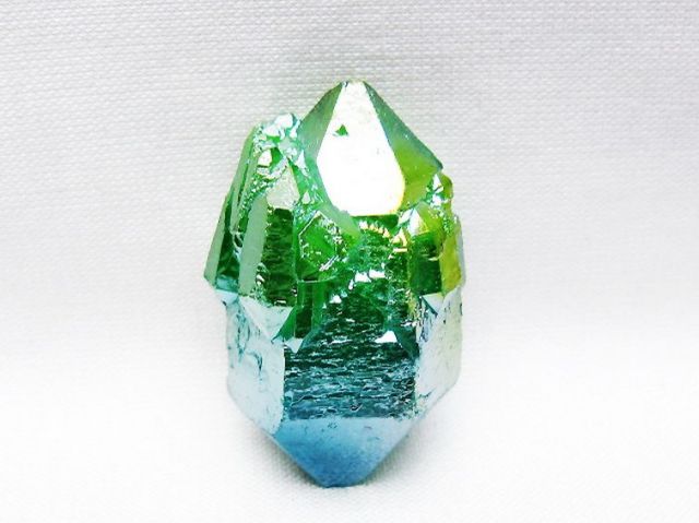オーラ水晶 オーラクリスタル カテドラルライブラリー 原石 (グリーン) [t693-5812]