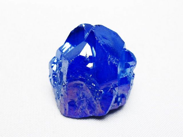 オーラ水晶 オーラクリスタル カテドラルライブラリー 原石 (ブルー) [t693-5828]