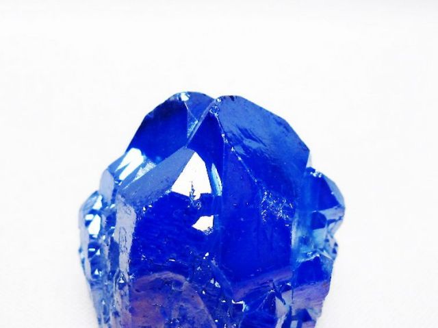 オーラ水晶 オーラクリスタル カテドラルライブラリー 原石 (ブルー) [t693-5828]