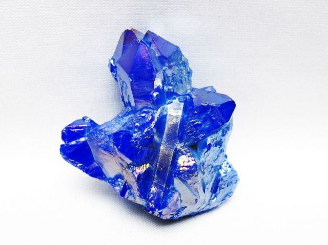 オーラ水晶 オーラクリスタル カテドラルライブラリー クラスター (ブルー) [t693-5859]