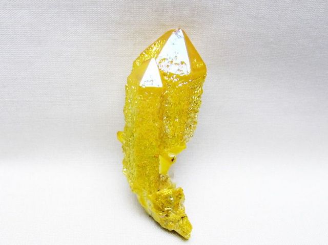 オーラ水晶 オーラクリスタル カテドラルライブラリー 原石 (イエロー) [t693-5871]
