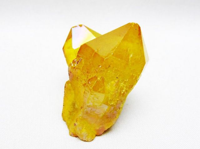 イエロークリスタル 原石 約414ct 大粒 透明感あり オーラ水晶 オーラクリスタル カテドラルライブラリー 原石 (イエロー