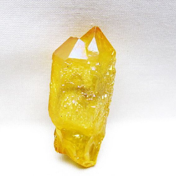 オーラ水晶 オーラクリスタル カテドラルライブラリー 原石 (イエロー