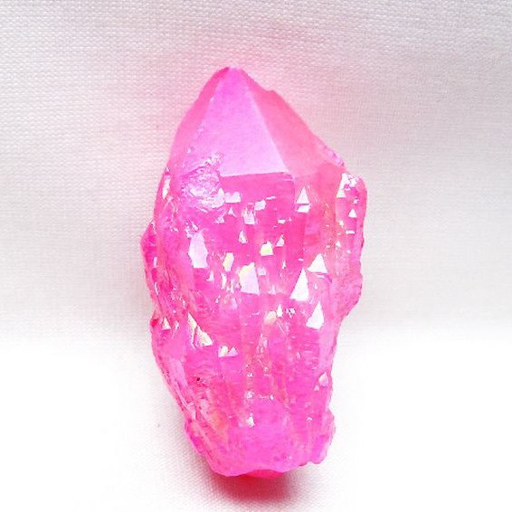 オーラ水晶 オーラクリスタル カテドラルライブラリー 原石 (ローズ