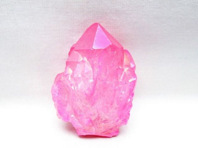 オーラ水晶 オーラクリスタル カテドラルライブラリー 原石 (ローズ) [t693-5946]