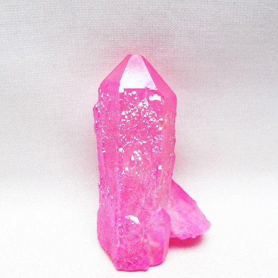 オーラ水晶 オーラクリスタル カテドラルライブラリー 原石 (ローズ) [t693-5949]