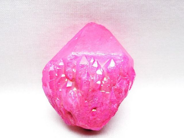 オーラ水晶 オーラクリスタル カテドラルライブラリー 原石 (ローズ) [t693-5951]