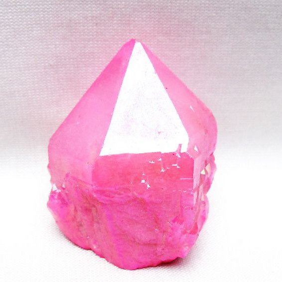 オーラ水晶 オーラクリスタル カテドラルライブラリー 原石 (ローズ) [t693-5952]