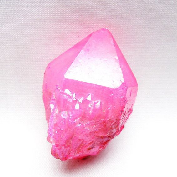 オーラ水晶 オーラクリスタル カテドラルライブラリー 原石 (ローズ) [t693-5954]