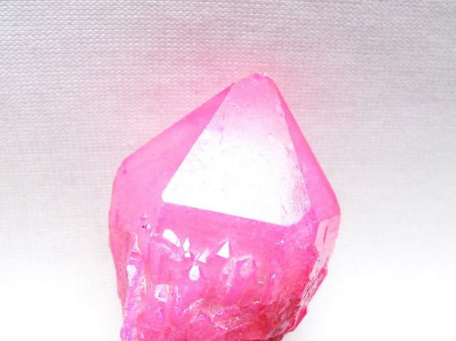 オーラ水晶 オーラクリスタル カテドラルライブラリー 原石 (ローズ) [t693-5954]