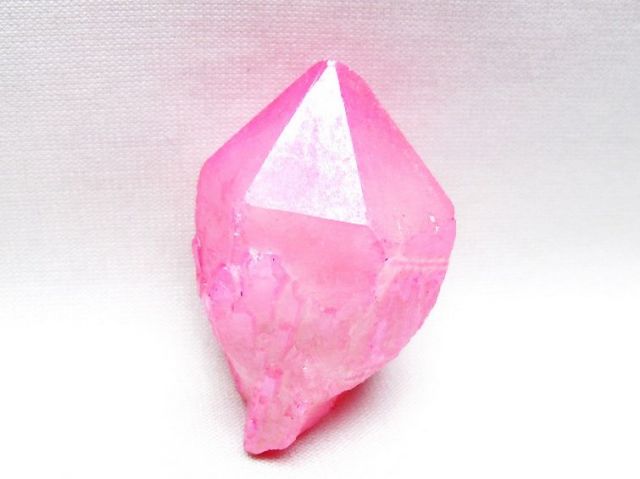 オーラ水晶 オーラクリスタル カテドラルライブラリー 原石 (ローズ) [t693-5954]