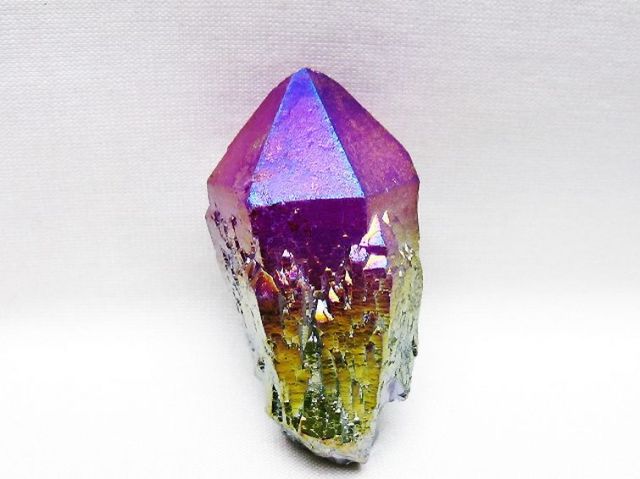 オーラ水晶 オーラクリスタル カテドラルライブラリー 原石(レインボー) [t693-5971]