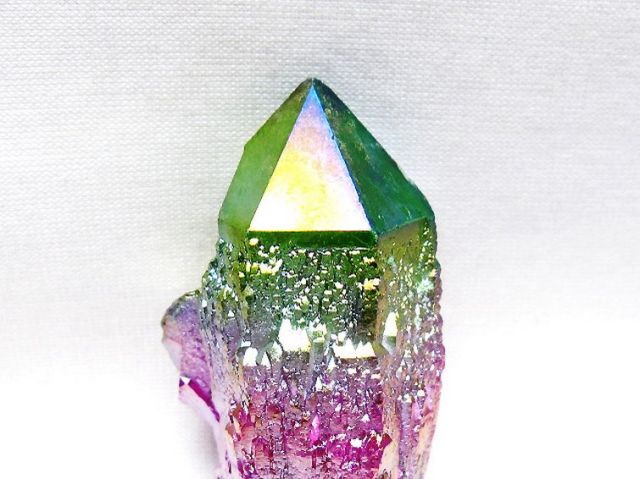 オーラ水晶 オーラクリスタル カテドラルライブラリー 原石(レインボー) [t693-5997]