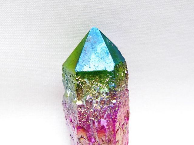 オーラ水晶 オーラクリスタル カテドラルライブラリー 原石(レインボー) [t693-5997]