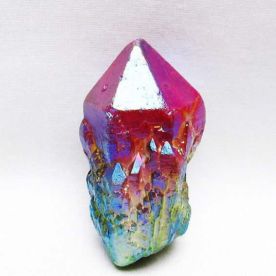 オーラ水晶 オーラクリスタル カテドラルライブラリー 原石(レインボー