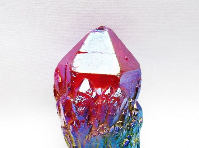オーラ水晶 オーラクリスタル カテドラルライブラリー 原石(レインボー) [t693-6003]