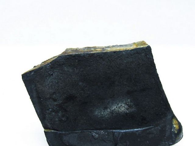 パワーストーン 天然石 北海道上ノ国町産 ブラックシリカ原石[T694-4835]