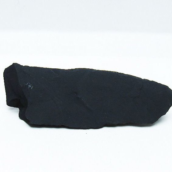 パワーストーン 天然石 北海道上ノ国町産 ブラックシリカ原石[T694-4857]