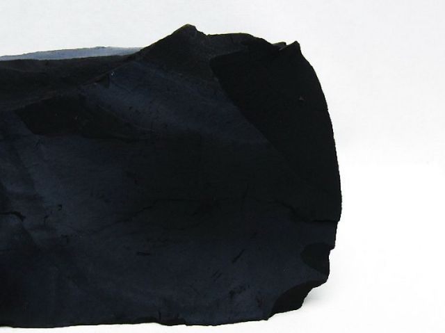 パワーストーン 天然石 北海道上ノ国町産 ブラックシリカ原石[T694-5064]
