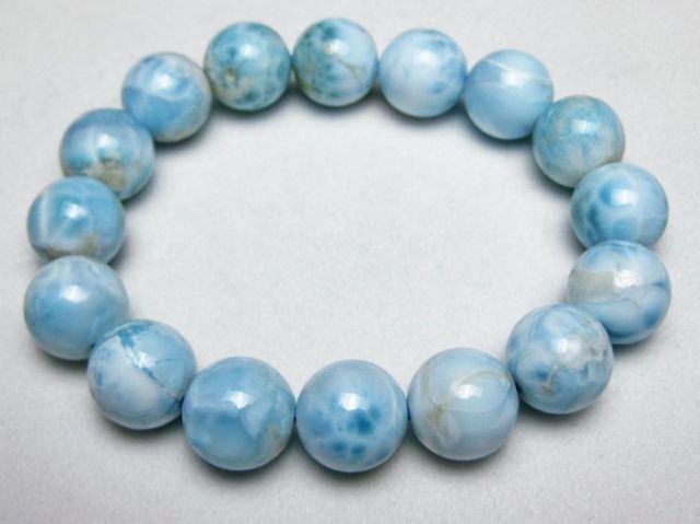 ラリマーブレスレット 13mm [T7-19978]