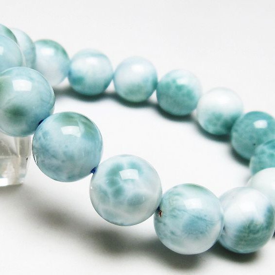 パワーストーン 天然石 ラリマーブレスレット 13mm [T7-21604] 