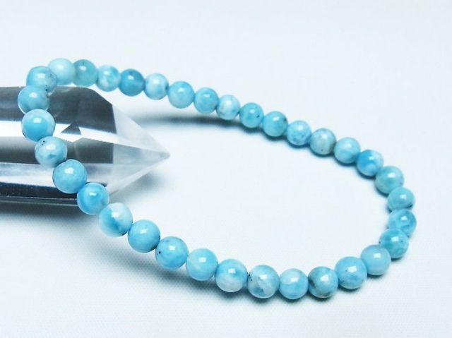 【お買い得】ラリマー ブレスレット パワーストーンブレスレット 数珠ブレスレット ラリマー 6.5mm