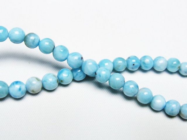 ラリマーブレスレット 5mm [T7-21985]