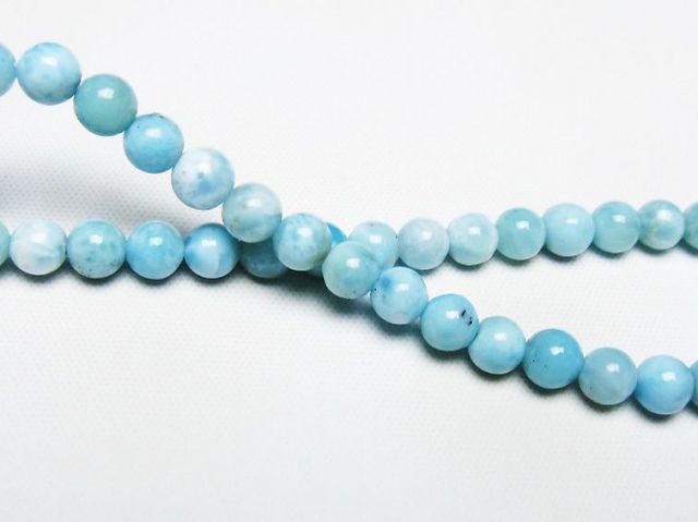 ラリマーブレスレット 5mm [T7-21986]