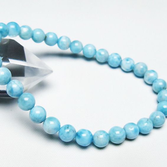 ラリマーブレスレット 6mm [T7-22038]