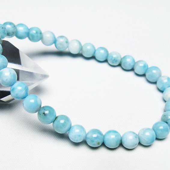 ラリマーブレスレット 6mm [T7-22052]