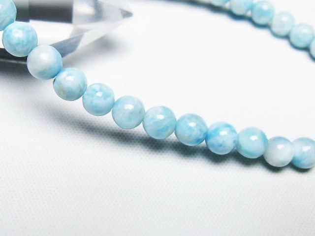 ラリマーブレスレット 5mm [T7-22058]