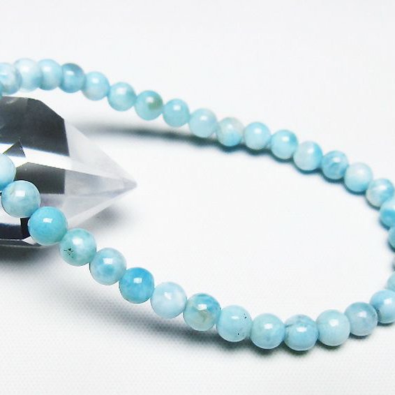 ラリマーブレスレット 5mm [T7-22060]