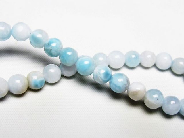 パワーストーン 天然石 ラリマーブレスレット 6mm [T7-22176]