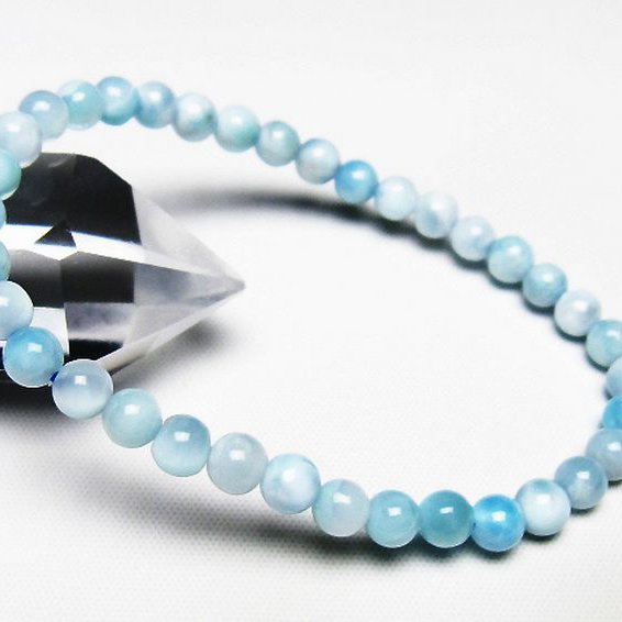 ラリマーブレスレット 5mm [T7-22246]