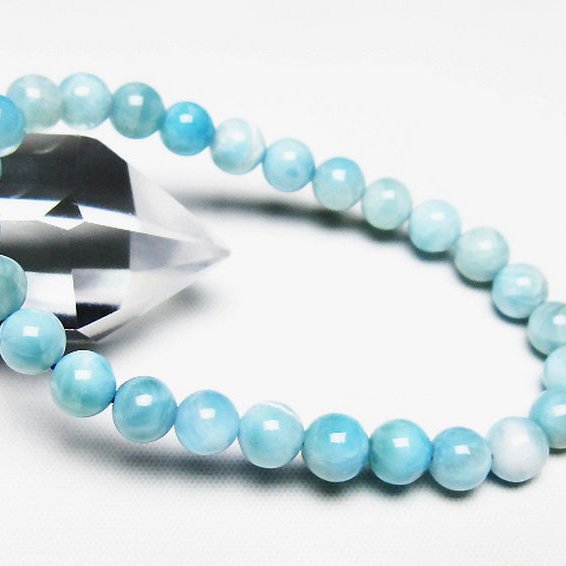 ラリマーブレスレット 6mm [T7-22272]