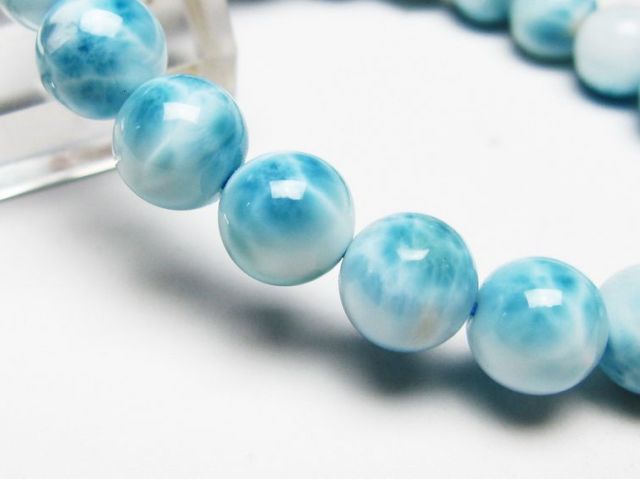 超特価!ラリマー ブレスレットとペンダント Amazon.co.jp: ラリマー ブレスレット 約8.5mm 天然石