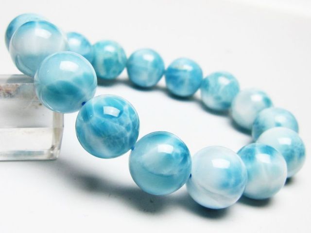 ラリマーブレスレット 14mm [T7-22323]
