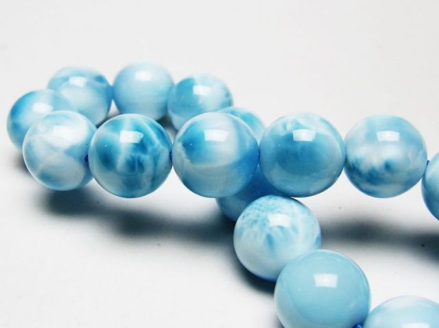 ラリマーブレスレット 13mm [T7-22374]