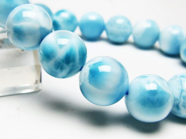 ラリマーブレスレット 13mm [T7-22374]