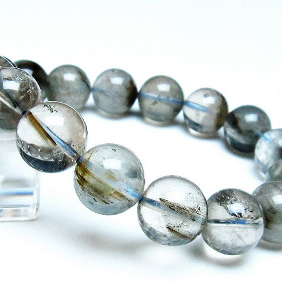 トルマリンルチルブレスレット 14mm [T702-6259]