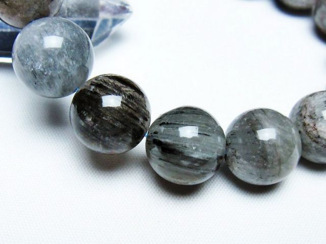 トルマリンルチルブレスレット 14mm [T702-6529]