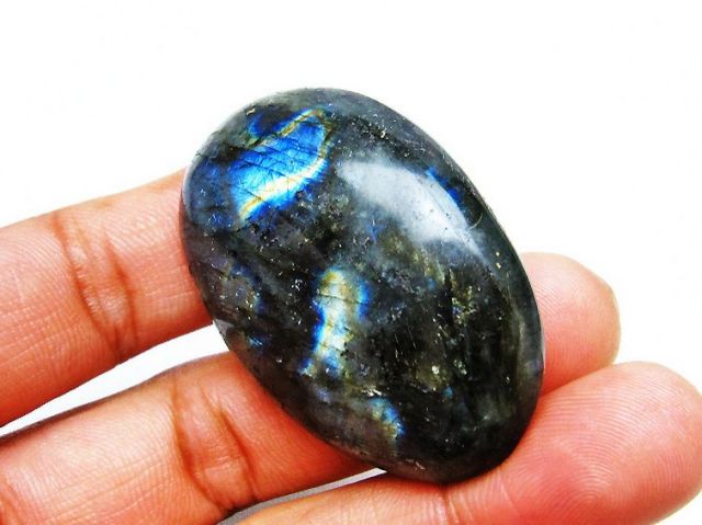 パワーストーン 天然石 ラブラドライト原石[T703-3929]2枚目