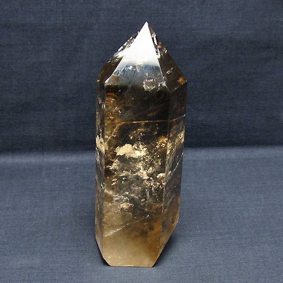 ライトニング水晶六角柱 [t705-7634]