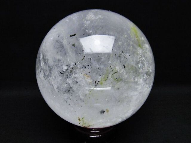 2.2Kgヒマラヤガーデンクォーツ（庭園水晶）丸玉119mm[T718-3004]